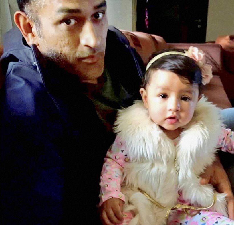 20 Lovable Pictures Of Dhonis Adorable Daughter Ziva You Wouldnt Want 8136