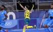 Australia's Flynn Andrew Ogilvie (22) reacts to his goal on