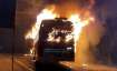surat bus catches on fire