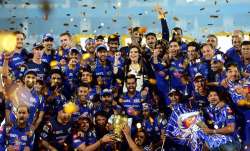 File image of Mumbai Indians after winning the IPL trophy
