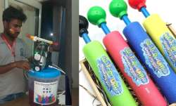 Holi 2021: Anti-corona pichkari with sensors will drive away Covid blues