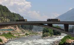 Indian Army vehicles move towards Ladakh. (Representational