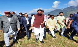 Uttarakhand Chief Minister Pushkar singh Dhami, pushkar dhami meets affected people, Chamoli, uttara