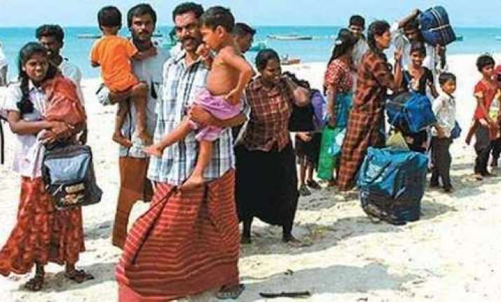 File photo of Sri Lankan Tamil refugees in India