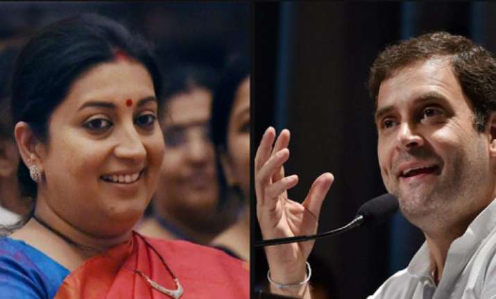 Rahul Gandhi had defeated Smriti Irani in 2014 Lok Sabha