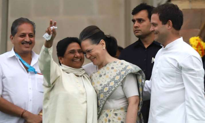 Mayawati on Tuesday took to Twitter and said the Congress