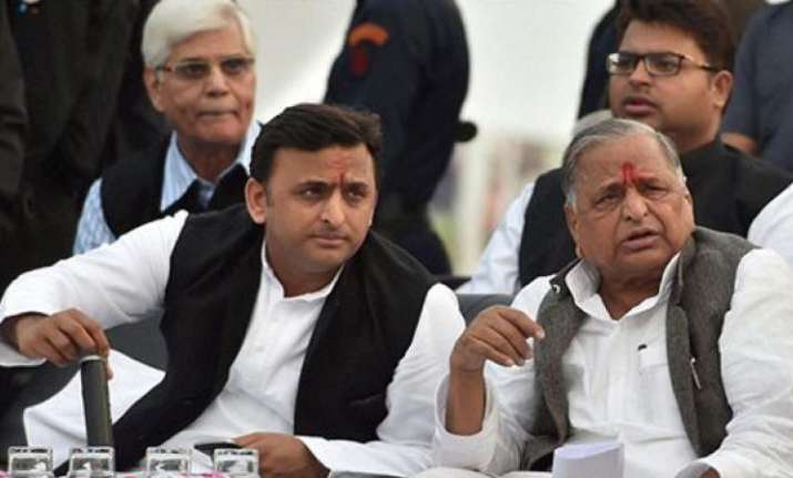 Mulayam Singh Yadav and Akhilesh Yadav
