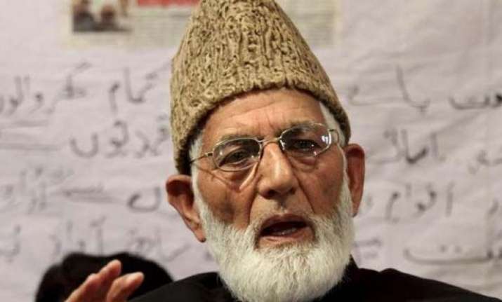 Separatist leader, Syed Ali Geelani.