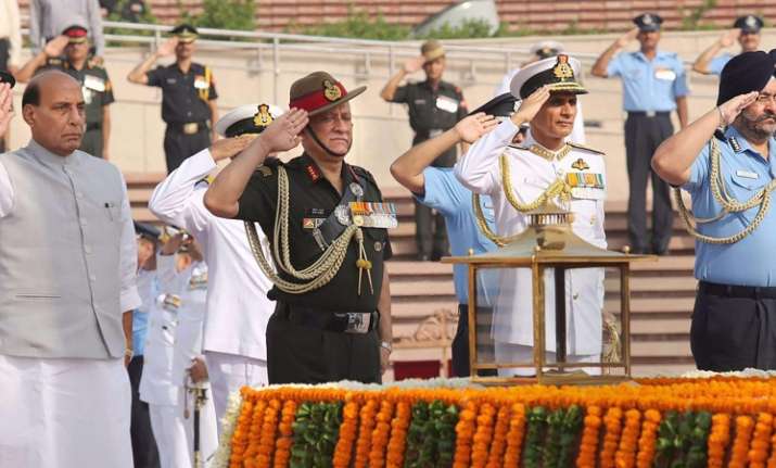 Defence Minister Rajnath Singh.
