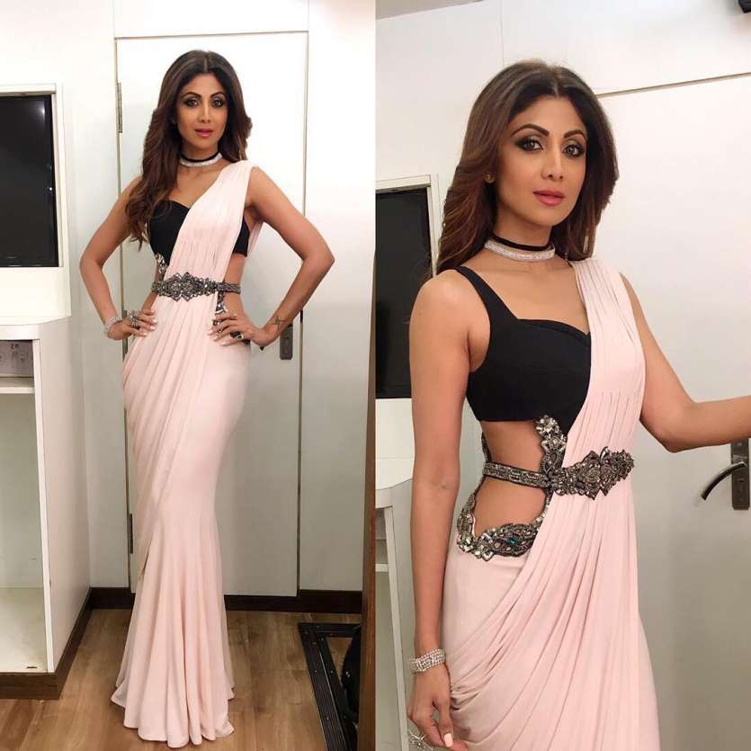 Photos: Shilpa Shetty gives some amazing saree styling tips