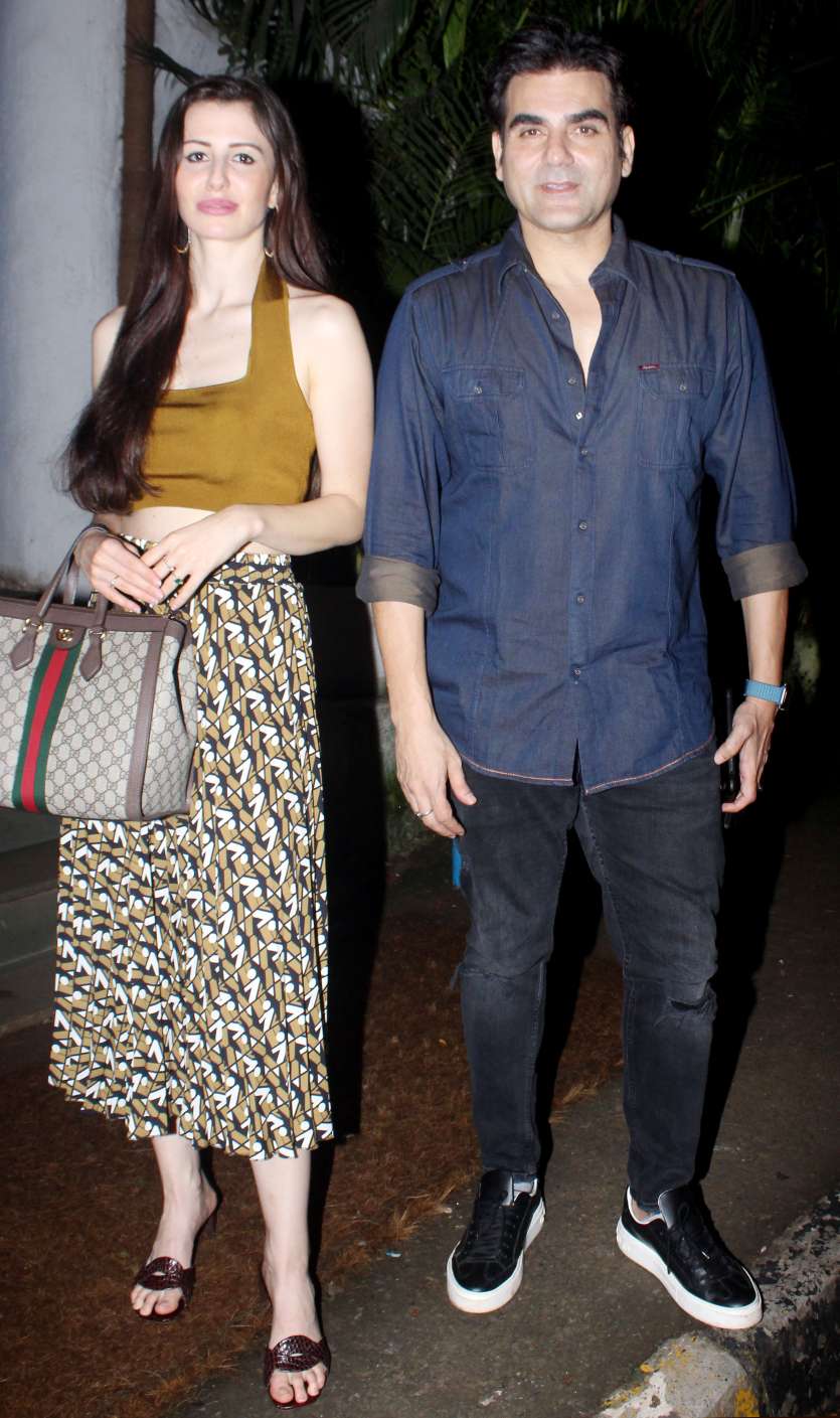 Latest Bollywood Photos: Arbaaz Khan and girlfriend Giorgia’s dinner