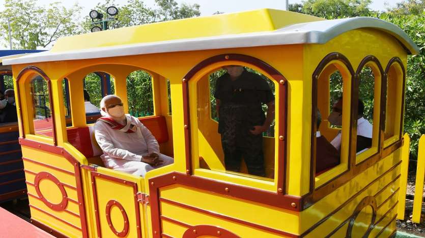 From toy train ride to jungle safari, PM Modi's visit to Kevadia - In Pics