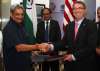 Defence Minister Manohar Parrikar and US Defence Secretary
