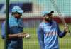 Anil Kumble with captain Virat Kohli