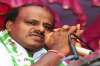 Karnataka Chief Minister H D Kumaraswamy gets emotional