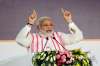 The tweet comes hours after PM Modi, at a 'Main Bhi