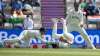 Tim Southee, center, drops a catch of India's Rishabh Pant