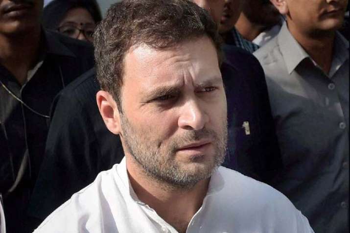 Congress president Rahul Gandhi