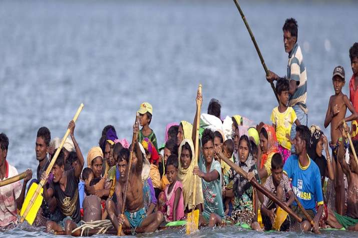 More than 700,000 Rohingya Muslims fled the country's