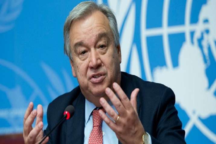 UN Secretary-General Antonio Guterres.