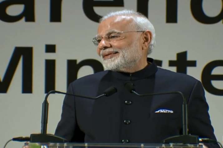 Prasing his government, PM Modi said; "India is going