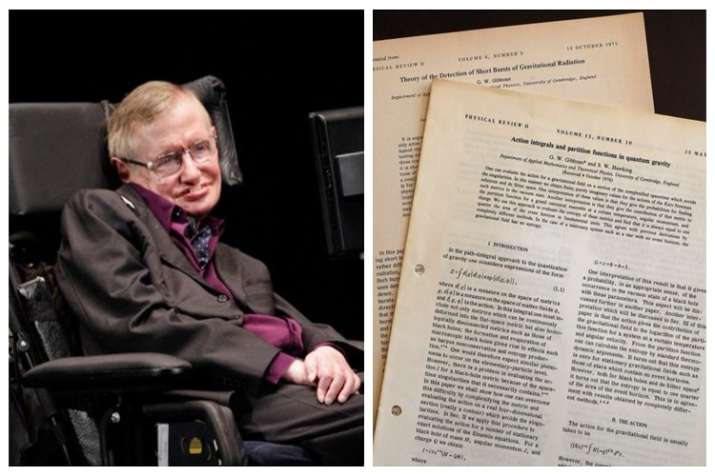 The motorized chair, used by Hawking after he was paralyzed