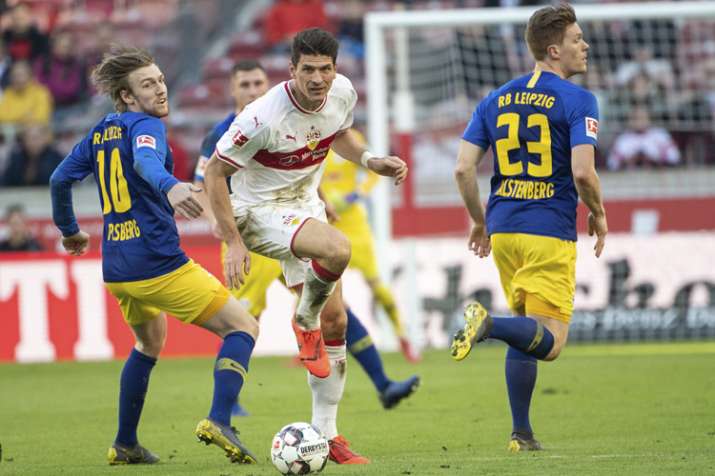 Former Germany striker Mario Gomez scored Stuttgart’s
