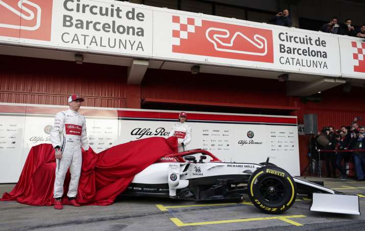Alfa Romeo unveils Formula 1 car for new season
