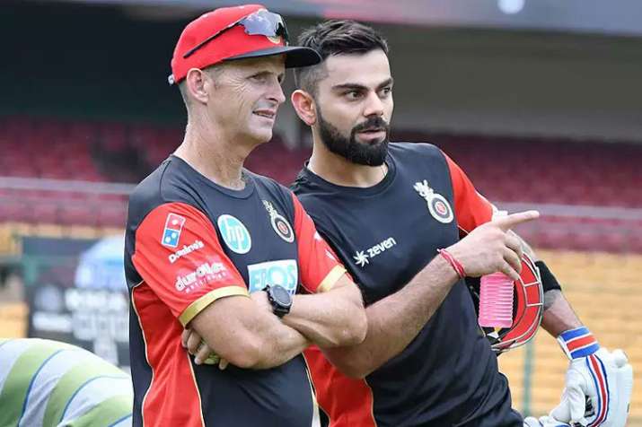 Gary Kirsten and Virat Kohli