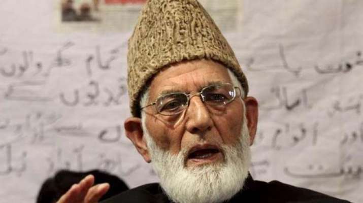 Separatist leader, Syed Ali Geelani.