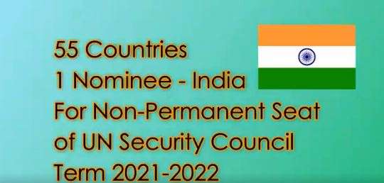 55 nations back India for non-permanent UNSC seat