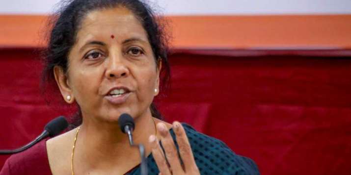 Finance Minister Nirmala Sitharaman