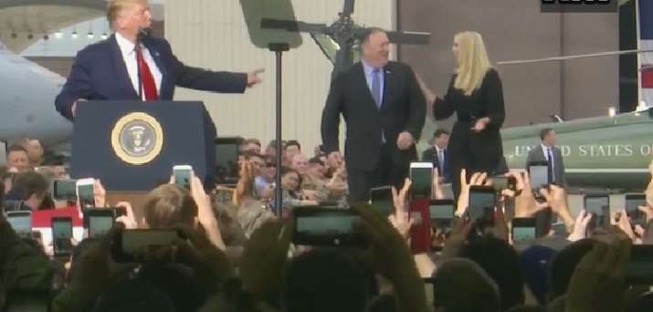 Donald Trump calls Ivanka, Pompeo 'beauty and the beast'