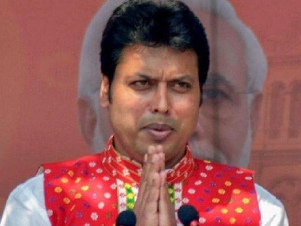 Tripura Chief Minister Biplab Kumar Deb
