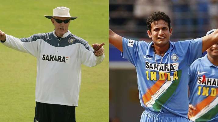 Greg Chappell and Irfan Pathan
