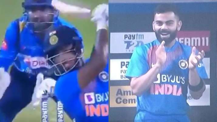 WATCH: Virat Kohli left stunned after Sanju Samson's first-ball six in ...