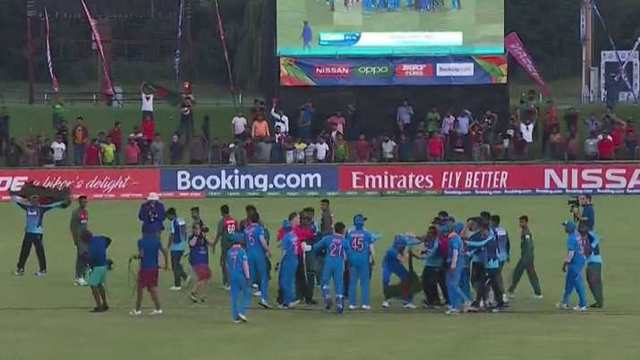 Ugly scenes unfold at the Senwes Park after U19 World Cup