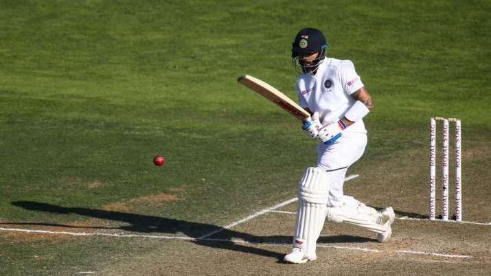 Virat Kohl in action against New Zealand