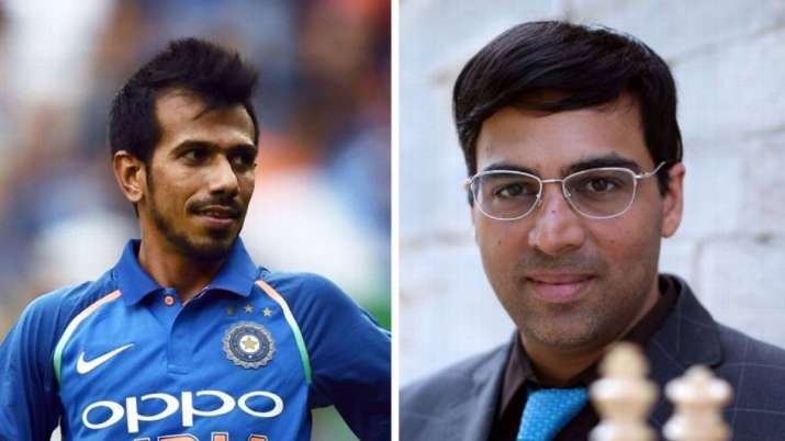 Viswanathan Anand and Yuzvendra Chahal