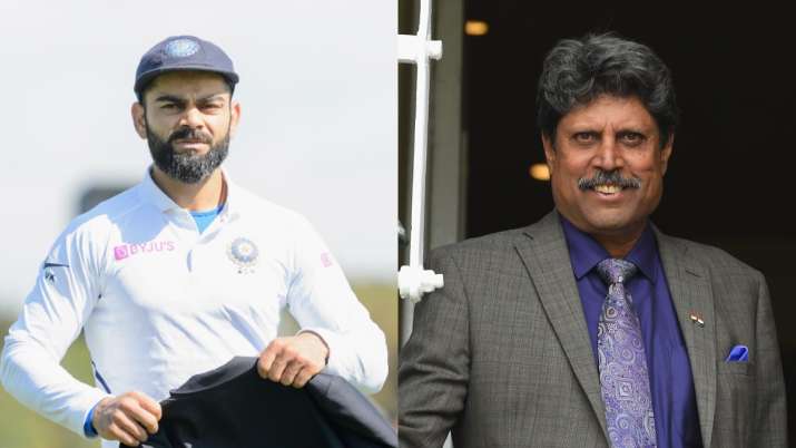 Virat Kohli and Kapil Dev
