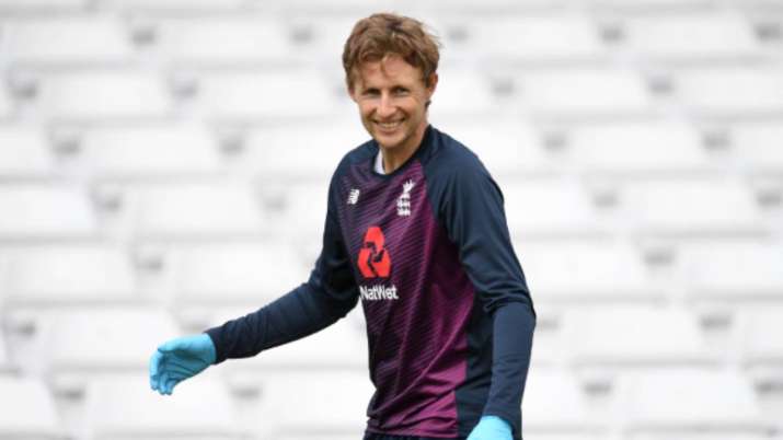 England captain Joe Root takes part in a fielding drill