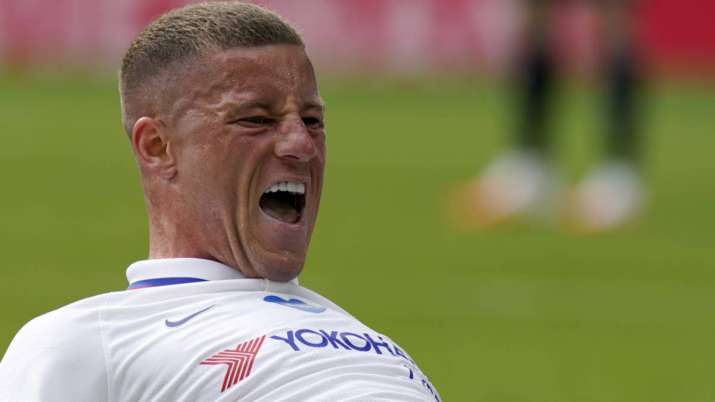 Chelsea's Ross Barkley celebrates after scoring his side's