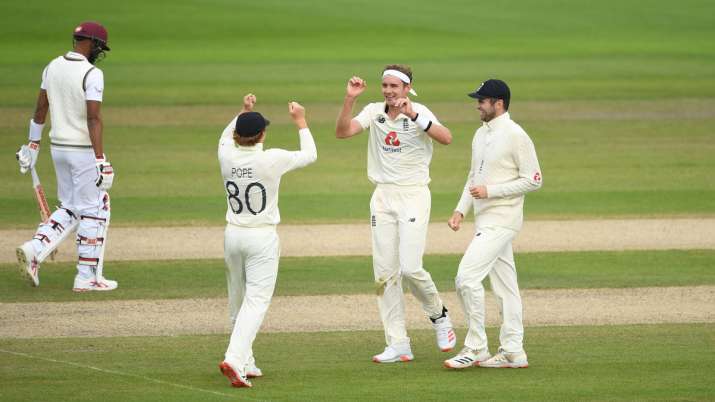 Stuart Broad filled in as England's all-action allrounder