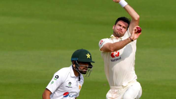 England paceman Jimmy Anderson was stranded on 599 wickets