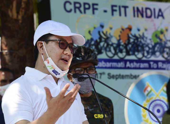 Sports minister Kiren Rijiju