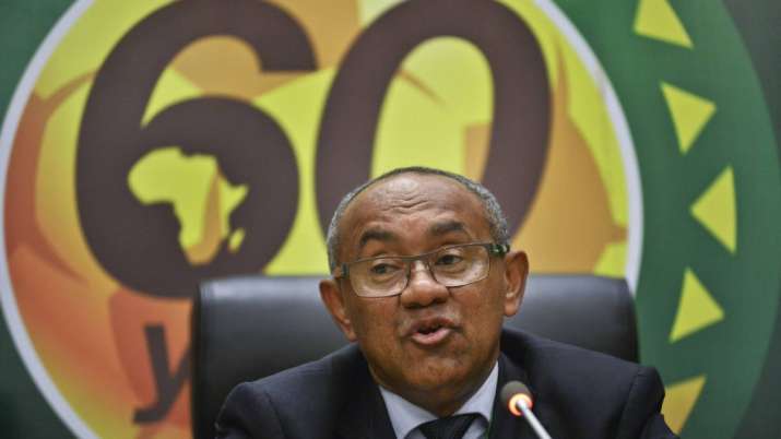 President of the African soccer confederation Ahmad of
