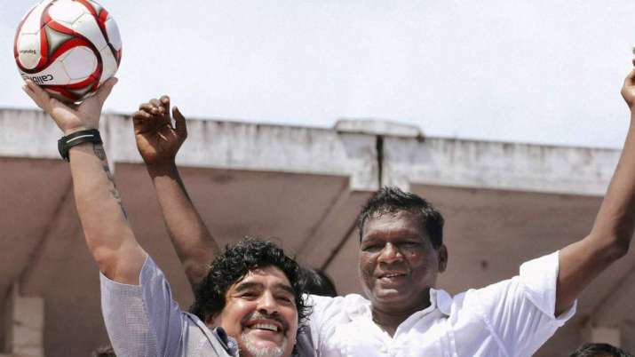 Diego Maradona IM Vijayan