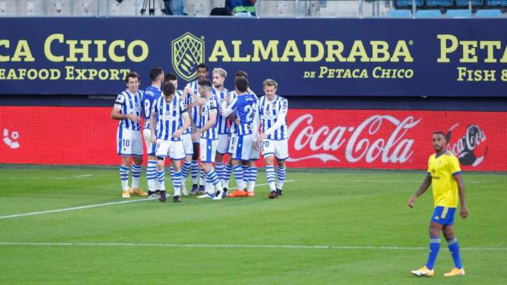 real sociedad, real sociedad la liga, la liga table, barcelona, atletico madrid, la liga 2020