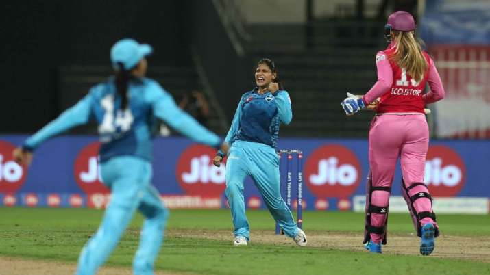 Radha Yadav bowled a brilliant final over as she defended