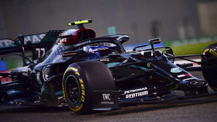 Mercedes driver Valtteri Bottas of Finland in action during